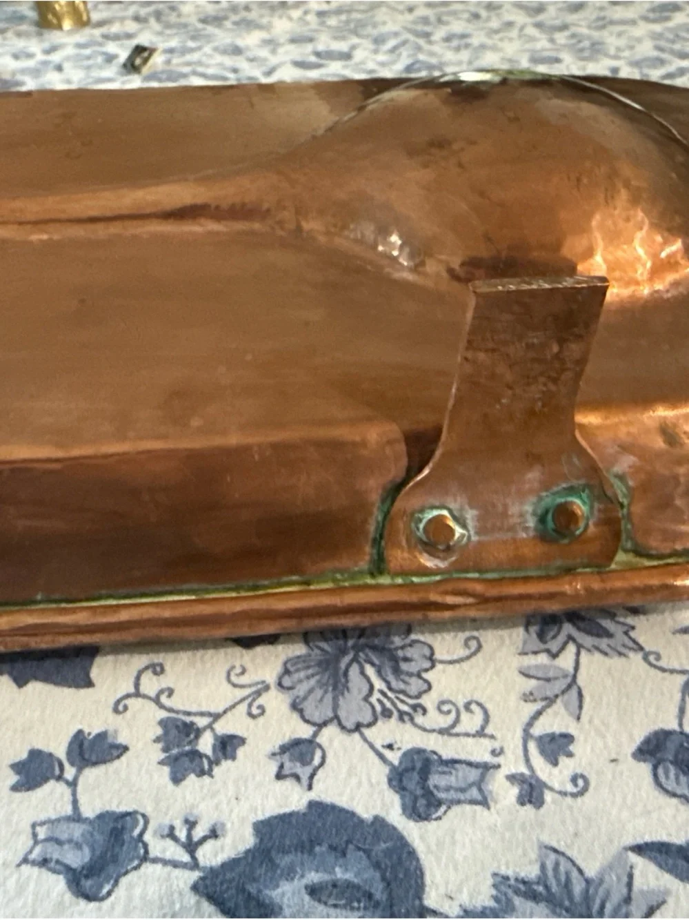 Copper drip pan - Vintage Copper lechefrite